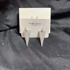 Park Lane Dazzling Silver Drop Earrings